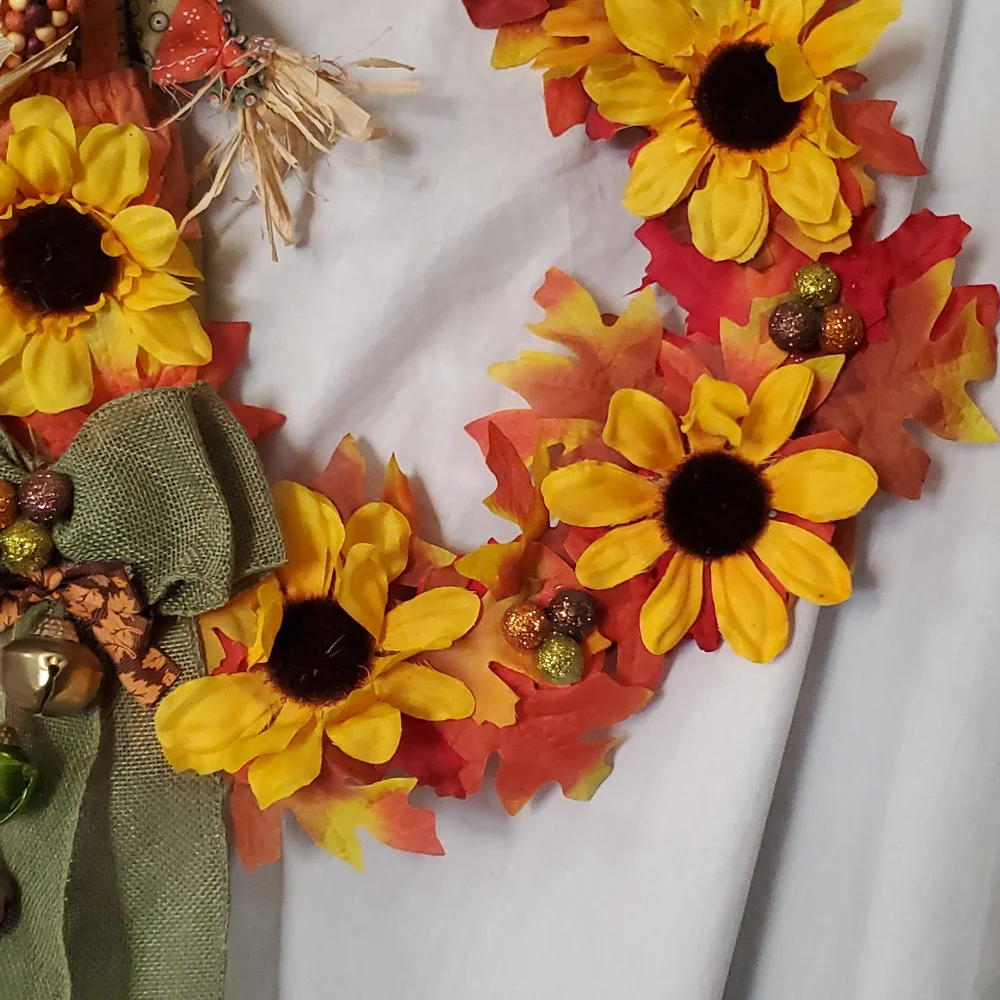 A beautiful FALL Wreath for your home.